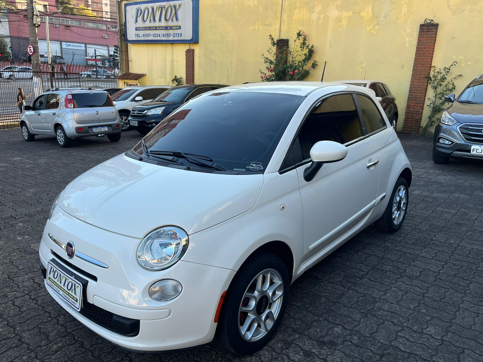 FIAT 500 CULT 1.4 CAMBIO MANUAL , 2012 , LINDO , BANCO EM COURO , BAIXA KM , OLHOU GOSTOU