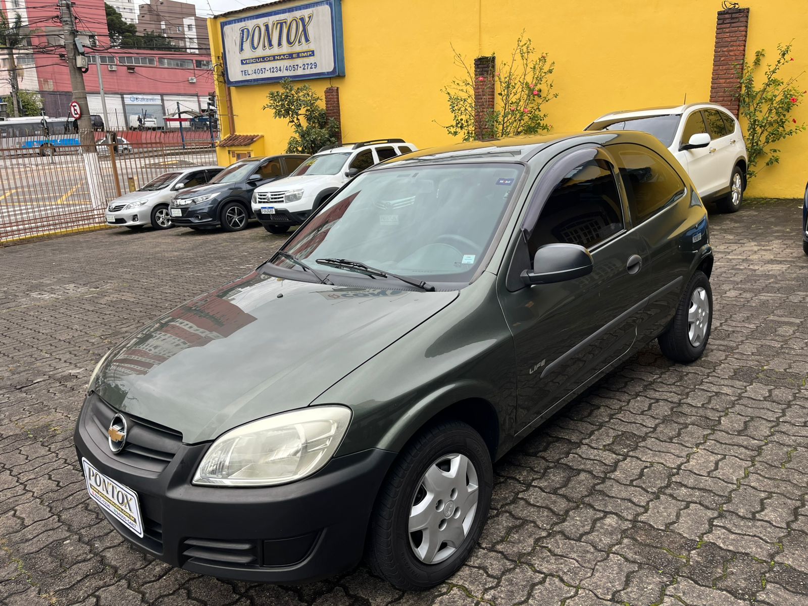 CELTA 1.0 LIFE FLEX POWER , 2010 , RARIDADE , COM DIREÇÃO VIDROS E TRAVAS
